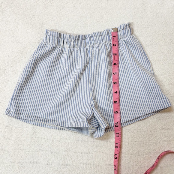 H&M Girls Blue Striped 2-Piece Top and Shorts set – sz 6x - Picture 10 of 12